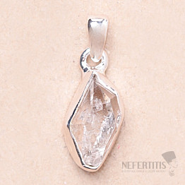 Herkimer diamond pendant silver Ag 925 LOT88