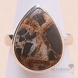 Septarie silver ring Ag 925 88478