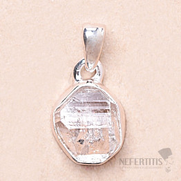 Herkimer diamond pendant silver Ag 925 LOT89