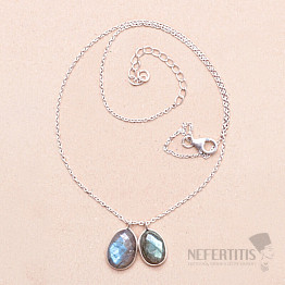 Labradorite necklace silver Ag 925 89618