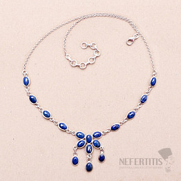 Lapis lazuli náhrdelník stříbro Ag 925 89982