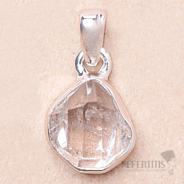 Herkimer diamond pendant silver Ag 925 LOT91