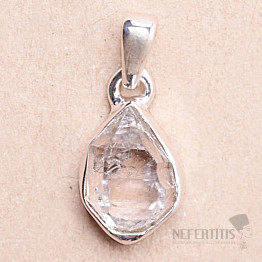 Herkimer diamond pendant silver Ag 925 LOT93