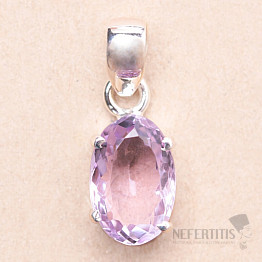 Amethyst Rose de France pendant silver Ag 925 93027