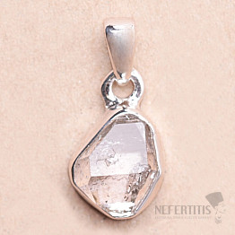 Herkimer diamond pendant silver Ag 925 LOT94