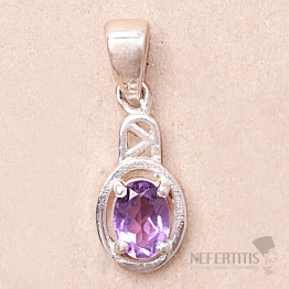 Amethyst pendant silver Ag 925 94221