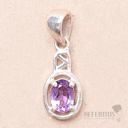 Amethyst pendant silver Ag 925 94222