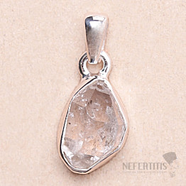 Herkimer diamond pendant silver Ag 925 LOT95