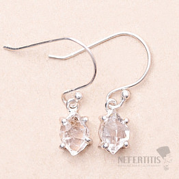 Herkimer diamond earrings silver Ag 925 E960