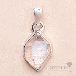 Herkimer diamond pendant silver Ag 925 LOT98