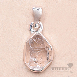 Herkimer diamond pendant silver Ag 925 LOT99