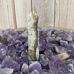 Agate lace point - obelisk KO3