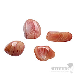 Apricot tumbled agate