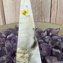 Brazilian spitz agate - obelisk KO11