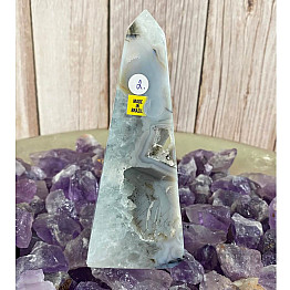 Brazilian spitz agate - obelisk KO2