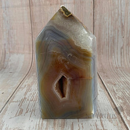 Brazilian spitz agate - obelisk 22