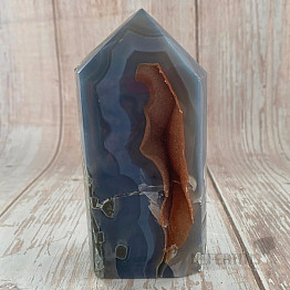 Brazilian spitz agate - obelisk 24