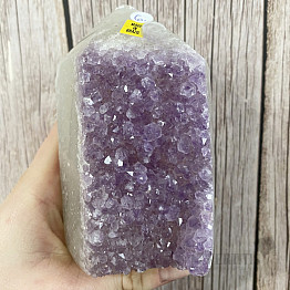 Amethyst mit Achatspitze - Obelisk KO6