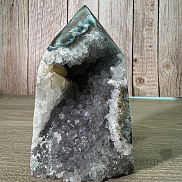 Amethyst-Druse Brasilien-Spitze - Obelisk 11