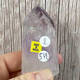 Amethyst-Brasilienspitze - Obelisk KO2