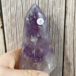 Amethyst-Brasilienspitze - Obelisk KO3