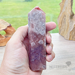 Amethyst pink spike - obelisk 17