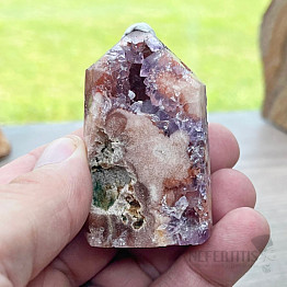 Amethyst pink spike - obelisk 23