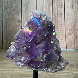 Amethyst-Titan-Aura-Druza auf Stand 1