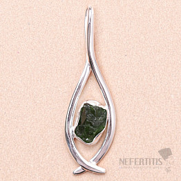 Chrome diopside pendant silver Ag 925 LOT7