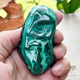 Chrysocolla with malachite polished Peru 4