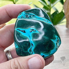 Chrysocolla with malachite polished Peru 6