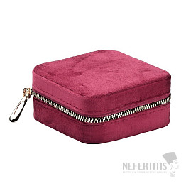 Jewelry box travel red 10 cm