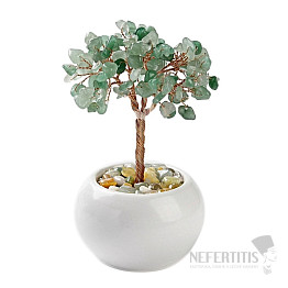 Aventurine tree in white - home and office decoration