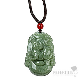 Jadeite with string Chinese zodiac Rat