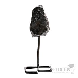 Raw obsidian on a pedestal - decoration