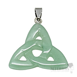 Aventurine green Triquetra pendant