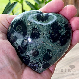 Jasper kambaba polished Madagascar Heart M9-1