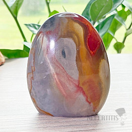 Jasper polychrome polished freeform Madagascar 4