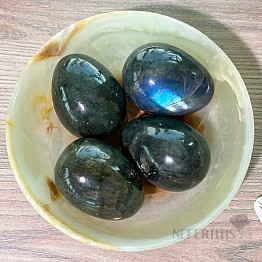 Labradorite egg home decoration 6 cm