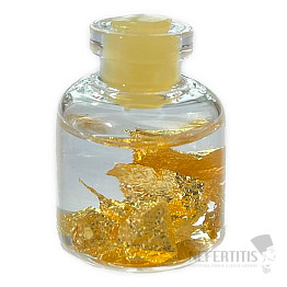 Flasche mit Golddekor 3 cm