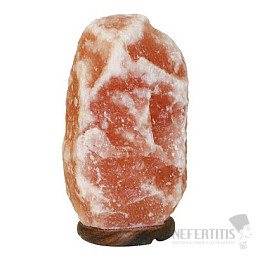 Electric salt lamp made of Himalayan salt 3 to 6 kg on a base