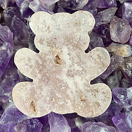 Amethyst pink teddy bear KO7