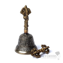 Ritual Bell with Dorje small 11 cm