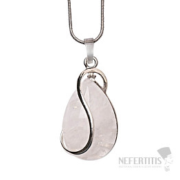 Crystal drop design pendant with chain