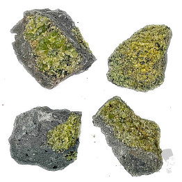 Raw olivine in the US parent rock