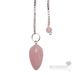 Wisdom Rose Quartz Pendulum