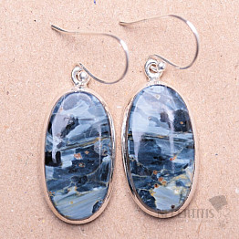 Pietersit earrings silver Ag 925 E164