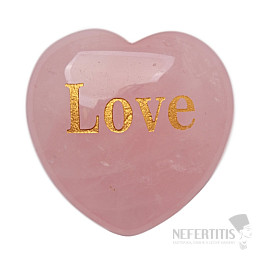 Rose quartz heart Love - talisman of love