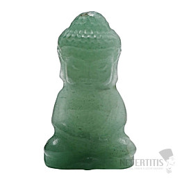 Buddha statuette made of green aventurine