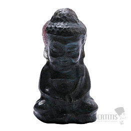 Buddha statue made of garnet